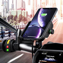 Bakeey 15 Qi Wireless Charger Quick Charge 3.0 Motorbike Motorcycle Handlebar Phone Holder for 4.0-6.5 Inch Qi-enabled Smart Phone