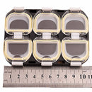 Waterproof Magnet Portable 6 Compartments Fishing Hooks Accessories Box
