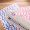 10 Sheets/pack Self Adhesive Label Paper 64 grids/sheet Easy Writing Stick-on Label Sticky Notes for Office Shops Supermarkets
