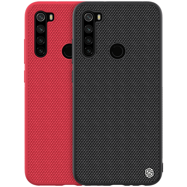 For Xiaomi Redmi Note 8 NILLKIN Anti-fingerprint Anti-slip Nylon Synthetic Fiber Textured Protective Case