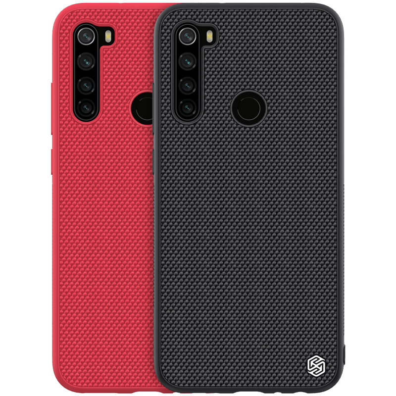 For Xiaomi Redmi Note 8 NILLKIN Anti-fingerprint Anti-slip Nylon Synthetic Fiber Textured Protective Case