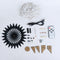 Geekcreit Ferris Wheel Model Music Spectrum DIY Kit Electronic 51 Single-chip Colorful LED Flash Kit