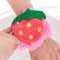 Candy Color Fruit Shape Bath Ball Towels Body Shower Sponge Nylon
