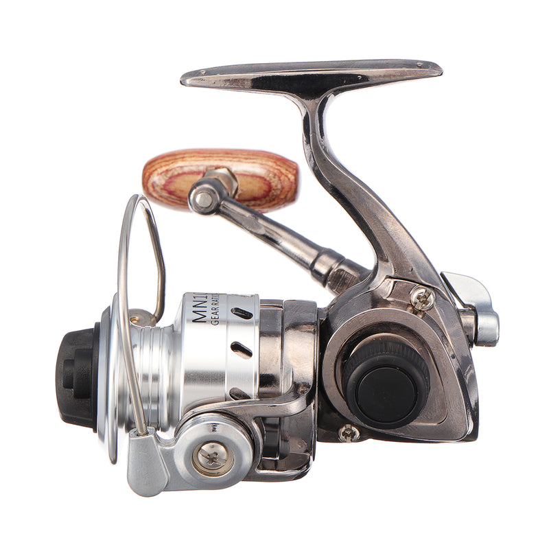 MN100 4.3:1 Mini Fishing Reel Metal Left/right Max Drag 4kg Spinning Reel Winter Ice Wheel