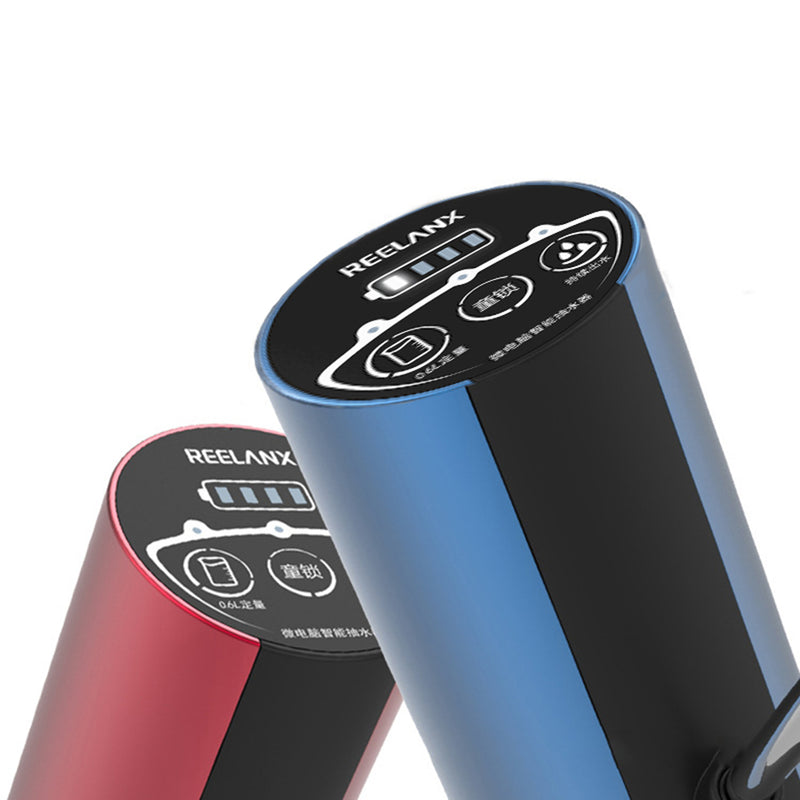 REELANX P1 USB Electric Wireless Water Pump Home Water Pumping Device Stainless Steel Power Display Water Pump