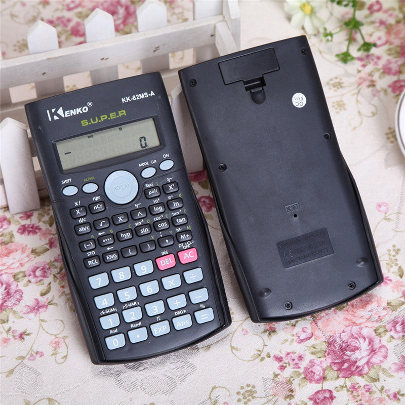 Handheld Multi-function 2 Line Display Scientific Calculator 82MS-A Portable Multifunctional Calculator For Mathematics