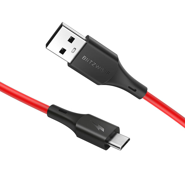BlitzWolf BW-MC14 Micro USB Charging Data Cable 6ft/1.8m For Samsung S7 S6 Xiaomi Redmi Note 5
