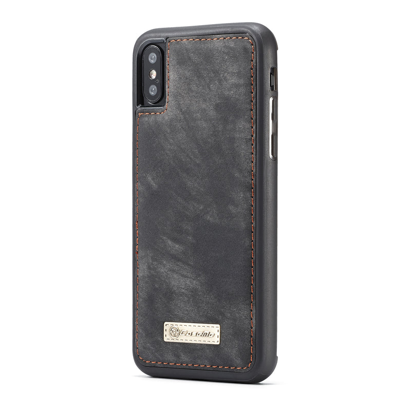 Caseme Magnetic Detachable Zipper Wallet Cash Pocket Card Slots Protective Case For iPhone XS Max