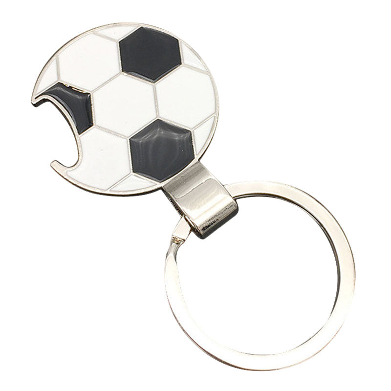 Honana Football Metal Key Beer Bottle Opener World Soccer Cup Fans Key Chains Home Club Decoration