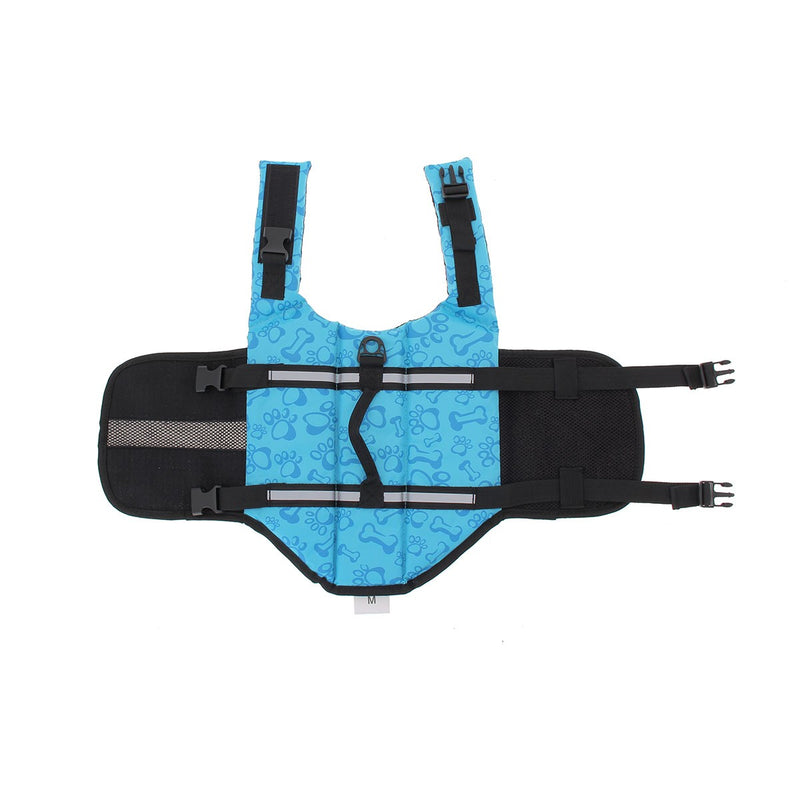 S Pet Aquatic Reflective Preserver Float Vest Dog Cat Saver Life Jacket New