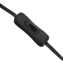 Multifutional Bedside Table Desk Lamp With Dual USB Port Outlet Fabric Shade