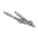 2 Piece M10 x 90mm Stainless Steel Expansion Bolt Screw Nut Piton Anchor Kit For Climbing