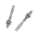 2 Piece M10 x 90mm Stainless Steel Expansion Bolt Screw Nut Piton Anchor Kit For Climbing