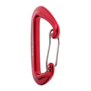 Outdoor Mountaineering Rescue Rock Climbing Rope Grab Protecta Tool Fits 0.43"-0.5" Rope + Red 28KN Wiregate Spring Climbing Snap Carabiner