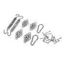 Square & Rectangle Sun Shade Sail Canopy Accessories 304 Stainless Steel Hardware Kit - Turnbuckle Pad Eye Carabiner Clip Hook Screws