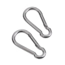 Square & Rectangle Sun Shade Sail Canopy Accessories 304 Stainless Steel Hardware Kit - Turnbuckle Pad Eye Carabiner Clip Hook Screws
