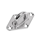 Square & Rectangle Sun Shade Sail Canopy Accessories 304 Stainless Steel Hardware Kit - Turnbuckle Pad Eye Carabiner Clip Hook Screws