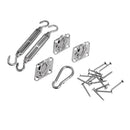 Triangle Sun Shade Sail Canopy Accessories 304 Stainless Steel Hardware Kit - Turnbuckle Pad Eye Carabiner Clip Hook Screws