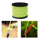 4mm 50 Meters Fluorescent Reflective Guyline Tent Rope Camping Cord Paracord