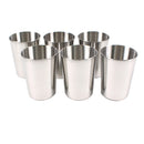 8 Pieces Stainless Steel Outdoor Travel Camping Cup Drinking Mug Beer Water Tea Coffee Storage Bag Travel Set (300ml & 70ml)