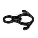 35KN Large Figure 8 Ring Rope Descender Belay Device Rock Climbing Rappelling Rescue Aerial Dance Canyoning Gear Equipment