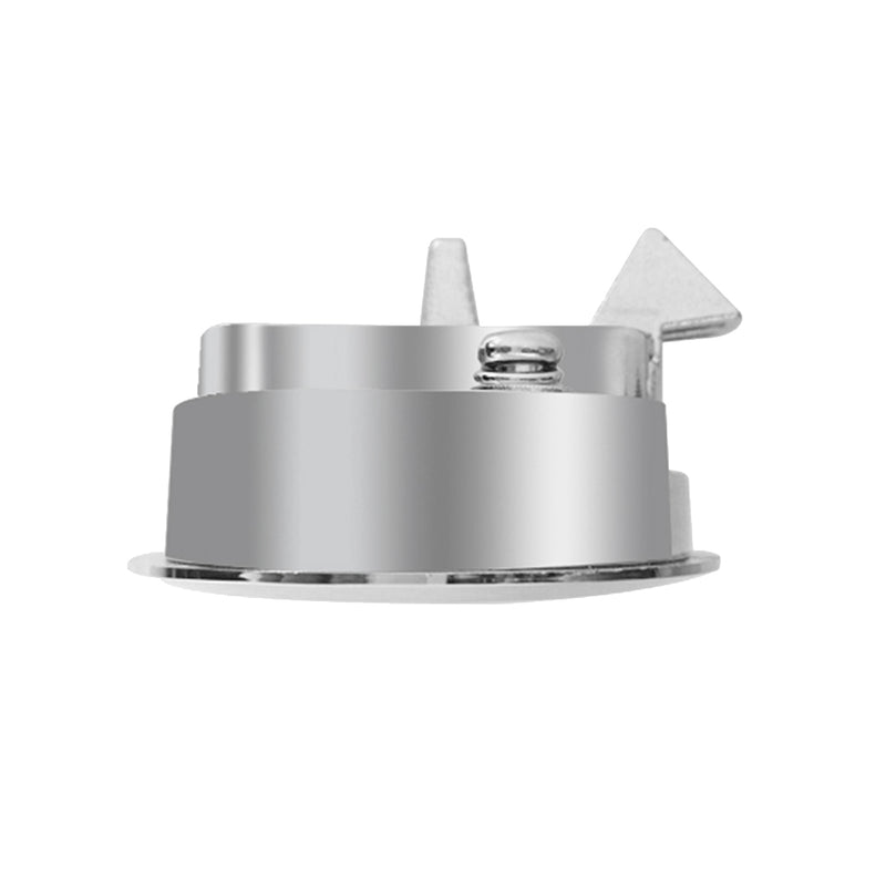 1 Piece Zinc Alloy Chrome Finished 2'' Marine Boat Deck Flush Latch Pull Latch Caravan Door Latch & Keys Suits 2-12mm Deep