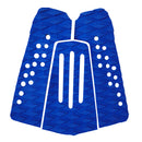 3 Pieces / Set Premium Blue EVA Surfboard Traction Pad Tail Pads Surfing Surf Deck Grip Water Sports Accessories