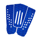 3 Pieces / Set Premium Blue EVA Surfboard Traction Pad Tail Pads Surfing Surf Deck Grip Water Sports Accessories