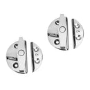 Pack of 2 - Heavy Duty Marine Fishing Boat Deck Hatch Caravan Cabinet Turning Locking Storage Door Latch - Marine Grade Stainless Steel 316