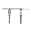8" 200mm 316 Stainless Steel Flat Top Mooring Deck Dock Anchor Cleat Stud Mount for Marine/Boat/Yacht