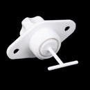 White Durable ABS Universal Marine Boat Yacht Raft Drain Plug Bung & Socket Replacement Fits 1'' Diameter Hole Screw Thread
