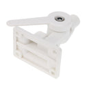 White Durable Plastic Ratchet Bracket Antenna Mount Base Adjustable Marine Boat