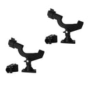 2 Pieces / Set Adjustable Fishing Rod Holder Rail Side Mount Boat Kayak Fishing Pole Rack Stand Tackle Tool For Marine Yacht