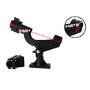 2 Pieces / Set Adjustable Fishing Rod Holder Rail Side Mount Boat Kayak Fishing Pole Rack Stand Tackle Tool For Marine Yacht