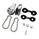 Kayak Canoe Anchor Trolley Kit System Pulleys Snap Carabiners Pad eyes Screws Kayak Accessories