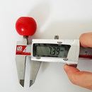 2 Pieces 29.5mm Plastic Small Red Balls for Marine Boat Kayak Canoe Dinghy Rudder Control System Gear Tool Kit