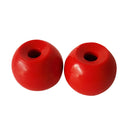 2 Pieces 29.5mm Plastic Small Red Balls for Marine Boat Kayak Canoe Dinghy Rudder Control System Gear Tool Kit
