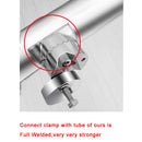 2 Pieces / Set 316 Stainless Steel Boat Fishing Clamp On Rod Holder Rest Mount for Rail 3/4'' - 1
