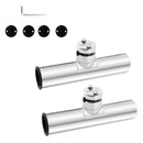 2 Pieces / Set 316 Stainless Steel Boat Fishing Clamp On Rod Holder Rest Mount for Rail 3/4'' - 1