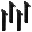 4 Pieces UV Resistant Boat Yacht Fishing Rod Holder Pole Rest Bracket Inner Tube Liner Sleeve Protector 30 Degree