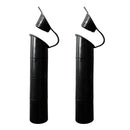 2 Pieces Marine Boat Kayak Canoe Fishing Rod Holder Mount Rubber Inner Sleeve Tube Liner Protector 30 Degree