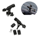 2 Pieces / Set Adjustable 360 Degree Side Rail Mount Kayak Boat Yacht Fishing Rod Holder Pole Support Stand Rack Bracket Rest