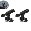 2 Pieces / Set Adjustable 360 Degree Side Rail Mount Kayak Boat Yacht Fishing Rod Holder Pole Support Stand Rack Bracket Rest