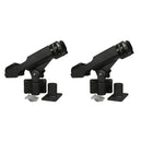 2 Pieces / Set Adjustable 360 Degree Side Rail Mount Kayak Boat Yacht Fishing Rod Holder Pole Support Stand Rack Bracket Rest
