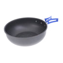 Portable Outdoor Cookware Aluminum Cooking Frying Pan Camping Picnic Hiking Utensils Lidded with Carry Bag