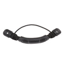 4 Pieces/ Set Replacement Side Mount Black Kayak Canoe Boat Carry Handle with Elastic Cord Accessories 10.8 x 1 inch