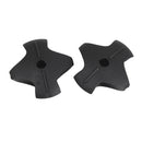 6 Pieces/ Set Black Nylon Deck Line Guide - Canoe Marine Boat Dinghy Kayak Fitting Accessories