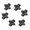 6 Pieces/ Set Black Nylon Deck Line Guide - Canoe Marine Boat Dinghy Kayak Fitting Accessories