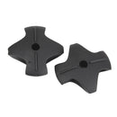 6 Pieces/ Set Black Nylon Deck Line Guide - Canoe Marine Boat Dinghy Kayak Fitting Accessories