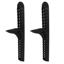 2 Pieces/ Set 18" Long Lightweight Black Nylon Sit-in & Sit-on Kayak Foot Brace Pedal with Screws